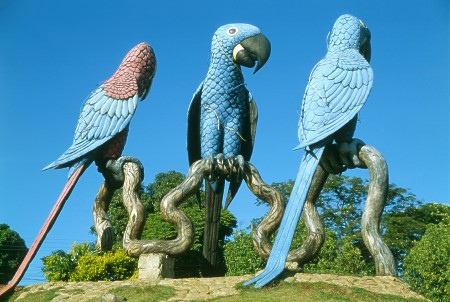 Praça das Araras sculpture in Campo Grande