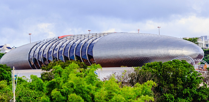 The troubled Aquário do Pantanal remains unopened despite having been originally scheduled for completion in 2013.